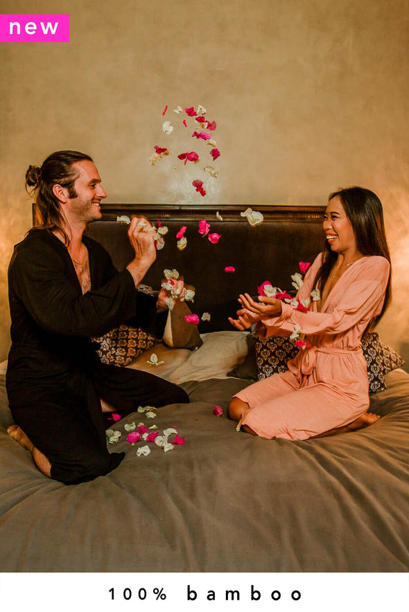 2x nooboo luxuriöse 100% bambus kimonos & lounge pants 2200 gramm (-25% OFF)