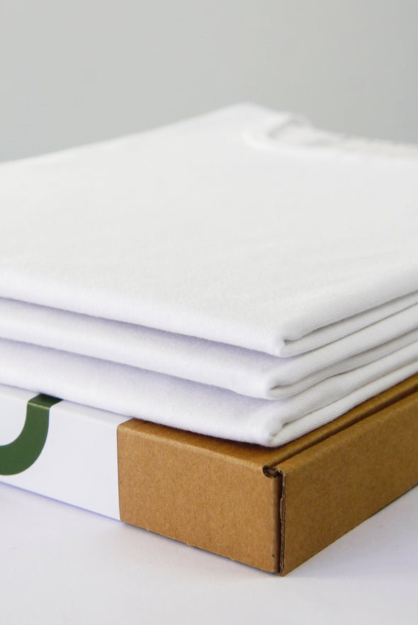 3er-packung nooboo luxuriöse bambus t-shirts 555 gramm (2+1 gratis)