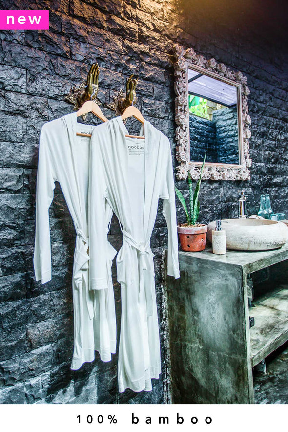 2x nooboo luxuriöse 100% bambus kimonos & lounge pants 2200 gramm (-25% OFF)