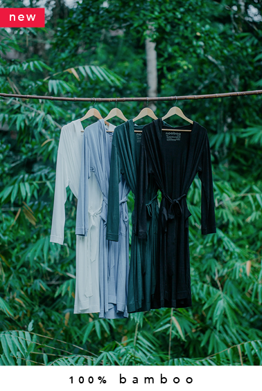 2x 100% bambus kimono + 2x lounge pants kombination damen (sonderanfertigung in Bali + naturfarbstoff) -25% OFF