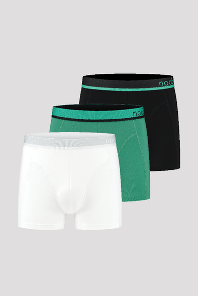 3er-packung nooboo luxuriöser boxer-shorts (2+1 gratis)