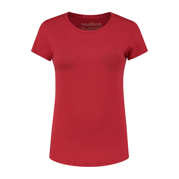 nooboo luxuriöses damen bambus t-shirt 165 gramm
