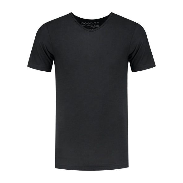 nooboo luxuriöses bambus t-shirt mit v-ausschnitt 185 gramm