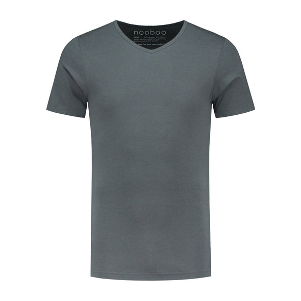 nooboo luxuriöses bambus t-shirt mit v-ausschnitt 185 gramm