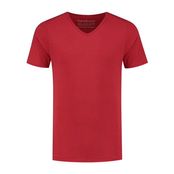 nooboo luxuriöses bambus t-shirt mit v-ausschnitt 185 gramm