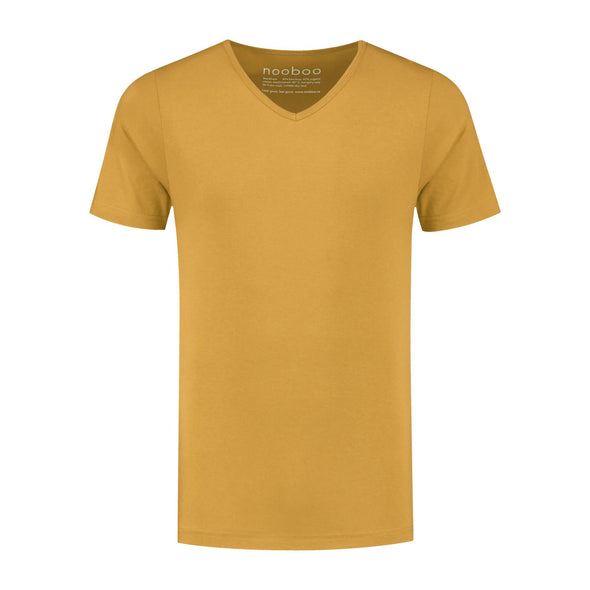 nooboo luxuriöses bambus t-shirt mit v-ausschnitt 185 gramm