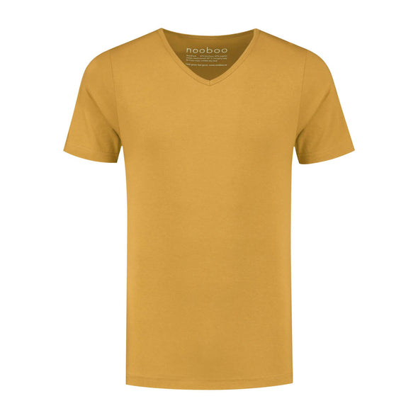 nooboo luxuriöses bambus v-ausschnitt t-shirt 185 gramm (8 farben)