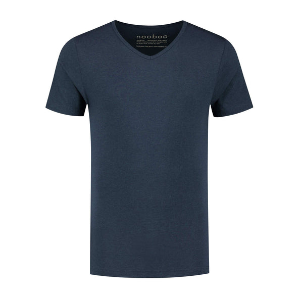 nooboo luxuriöses bambus t-shirt mit v-ausschnitt 185 gramm